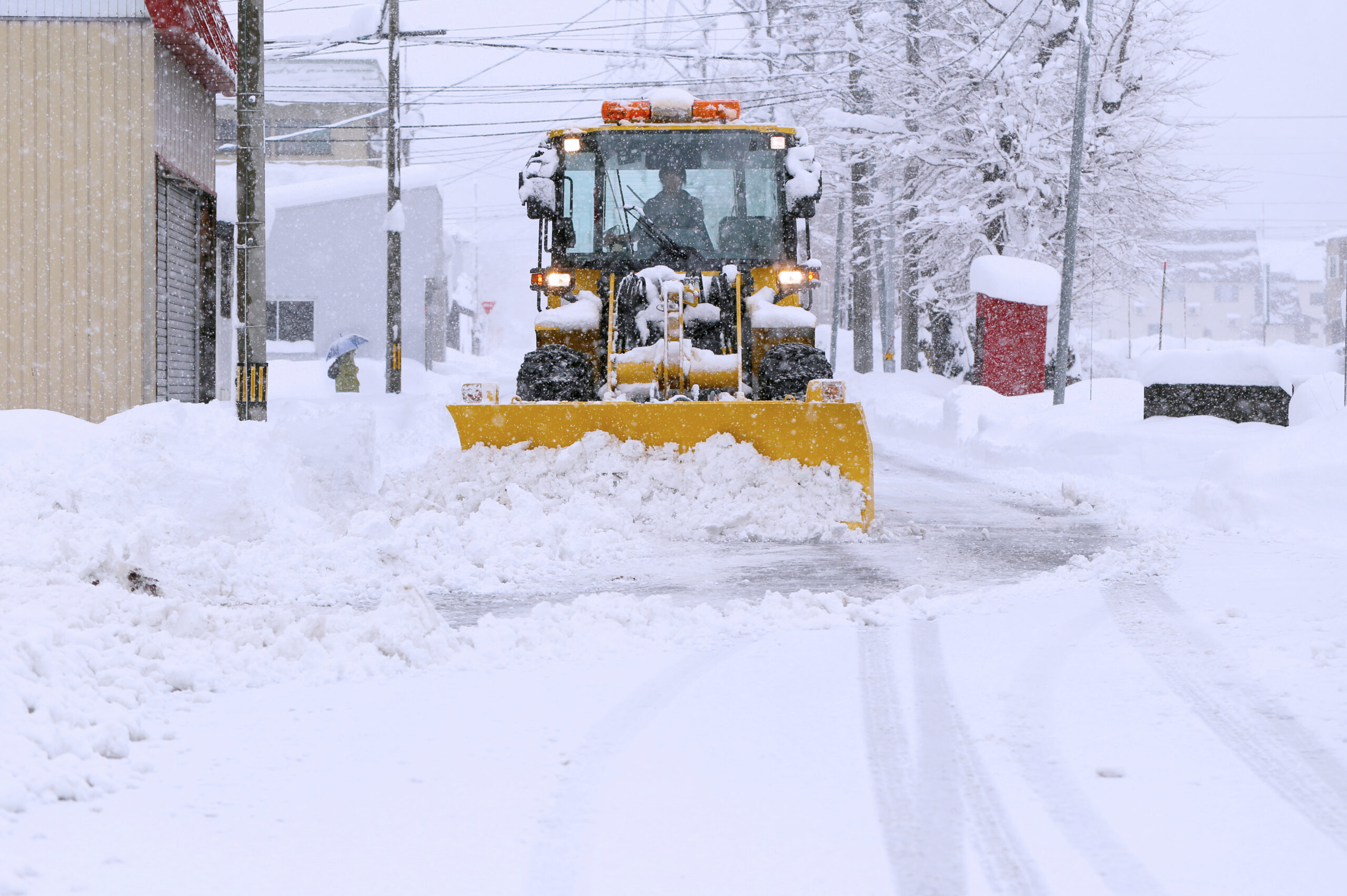 除雪作業